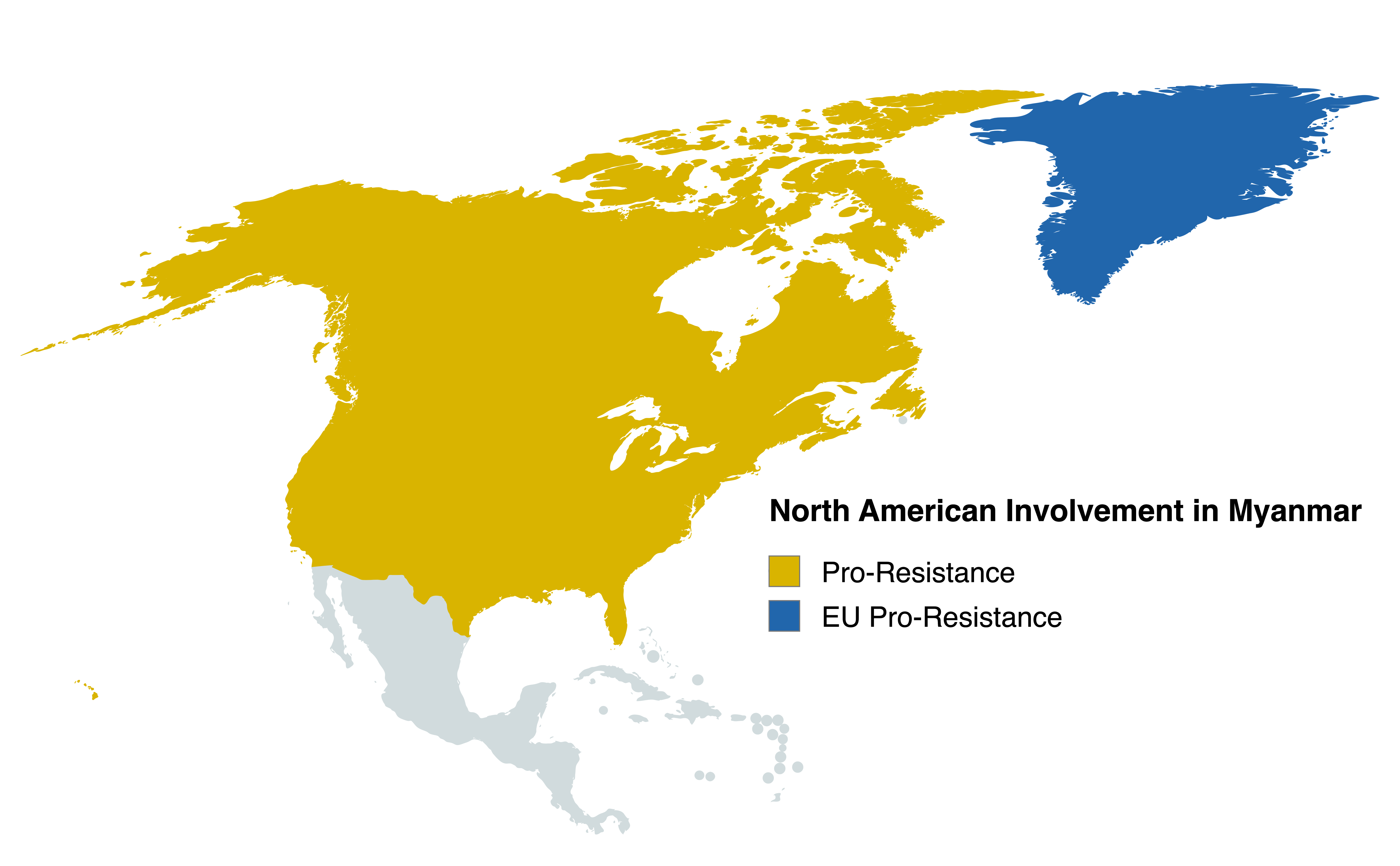 North American stances on the War